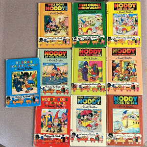 Vintage Noddy Books 1-5, 7-10, 18